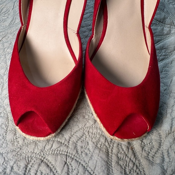 Michael Kors Red Wedge Espadrilles - Picture 4 of 5